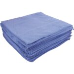 Blue Micofiber Cloths, 20 Pack of 16/16