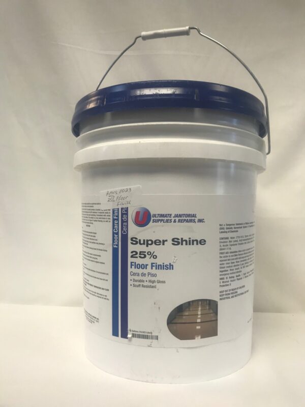 Spc 25% floor finish 5 gal pail