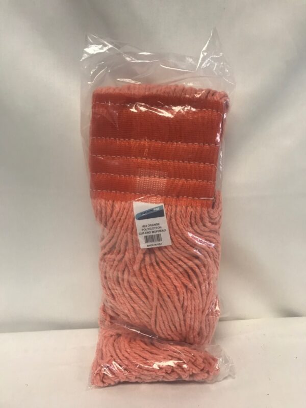 Mop Head #24 (Orange Cut End)