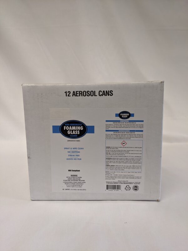 Glass Cleaner Foaming 19oz Aerosol E