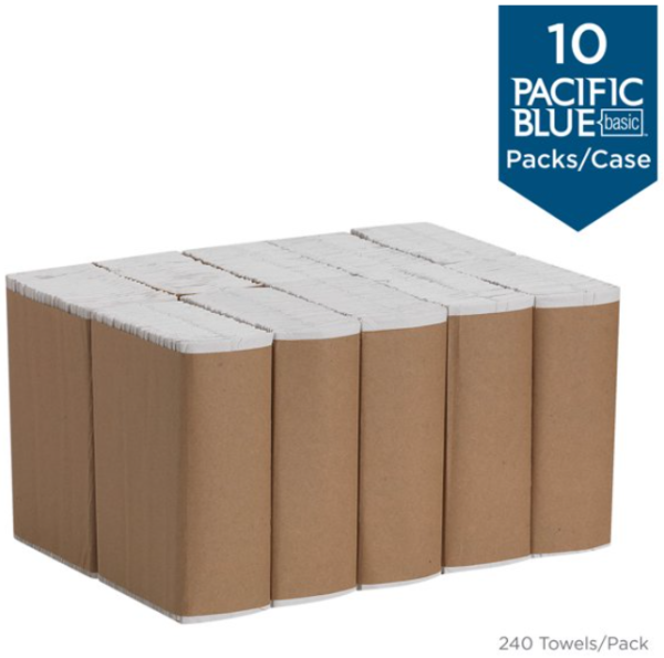 Georgia Pacific® Pacific Blue C-fold Towels, 2400ct
