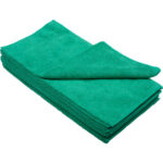 Green Microfiber Cloths, 16/16 20 Pack