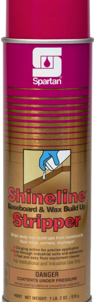 Spartan® Shineline Stripper Baseboard and Wax Stripper 20oz Can