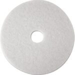 White Buffing Pads, 18", 5 ct