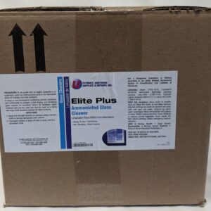 Elite Plus Glass Cleaner, 1 gal, 4 ct